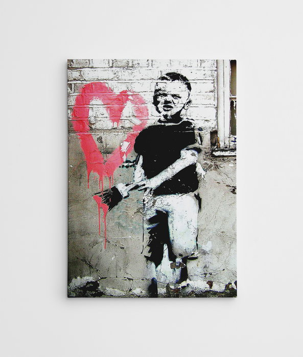Wallity Lienzo Decorativo Banksy WY37 (70 x 100 cm) Wallity Lienzo Decorativo Banksy WY37 (70 x 100 cm)
